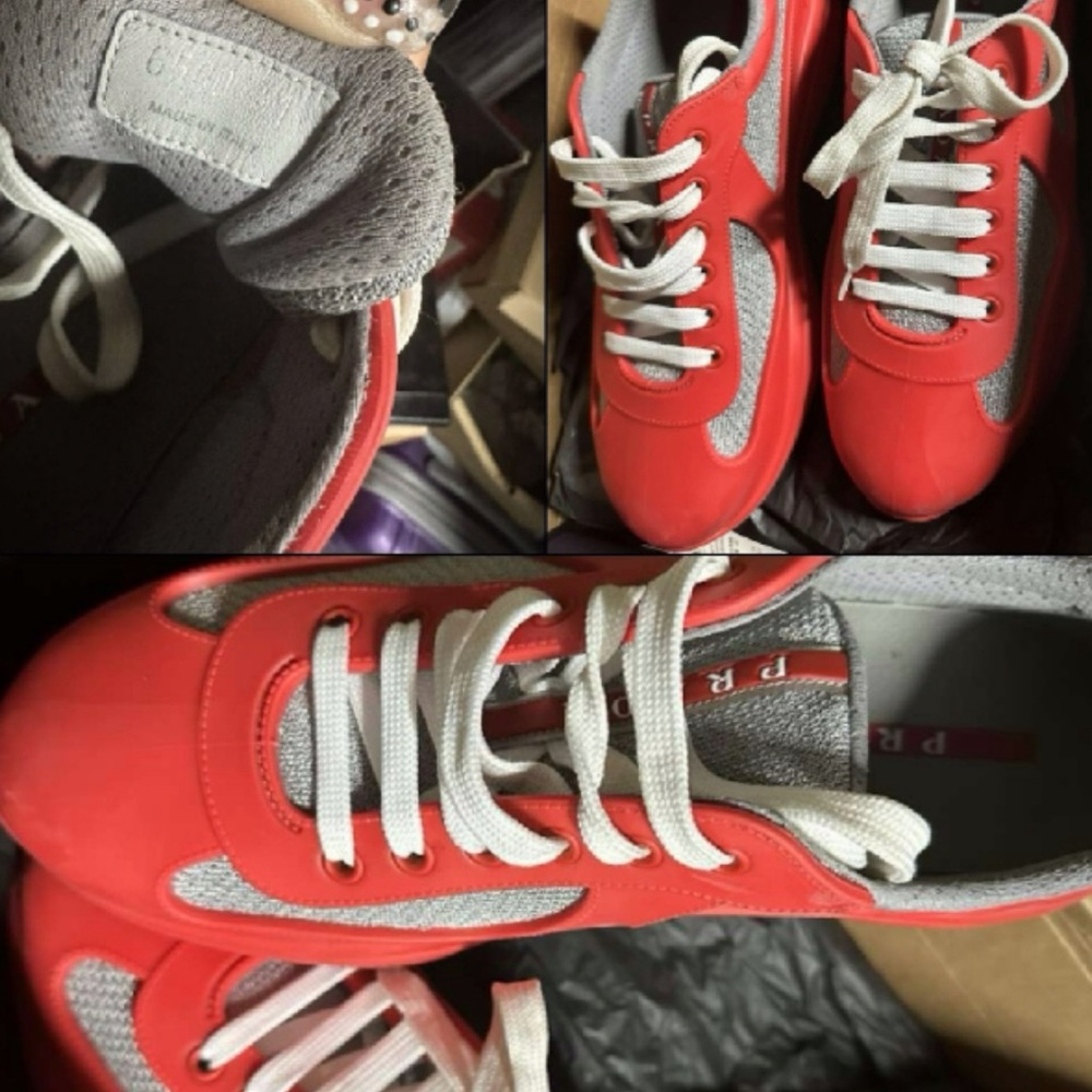These softly wore Prada Shoes